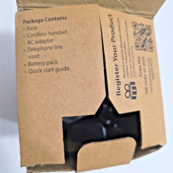 VTech VG131-11 Cordless Telephone Dect 6.0 Handset Speakerphone Black NIB - Picture 7 of 8